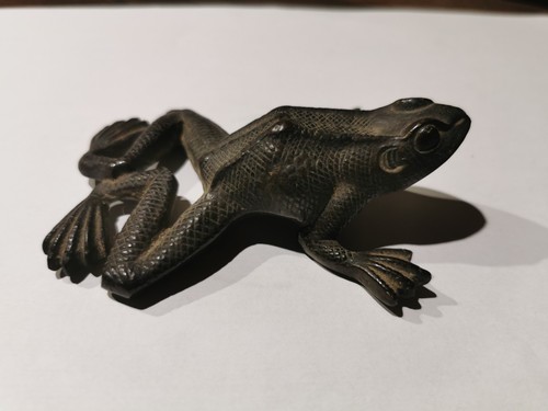 Grenouille bronze xix eme - bronze,