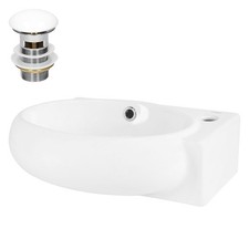 Vasque blanc en céramique