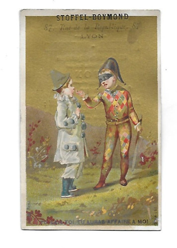 Chromo ancien publicitaire - chromo,