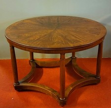 Gueridon a colonnes style Empire en acajou vers 1880