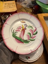 Assiettes en Faience Des Islettes Madame Bernard  19éme siécle