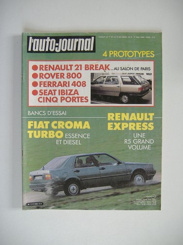 Auto journal 1986 - 8-1986, croma