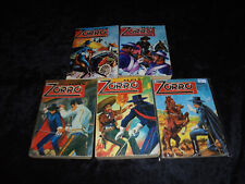 Lot Zorro nouvelle série 1 tome et 4 albums Editions SFPI 1968 / 1975