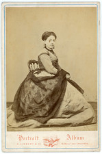 Mademoiselle de Rosello, (Duhet) Théâtre des Italiens Vintage albumen print