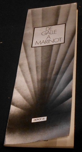 Gallé marinot - de, à