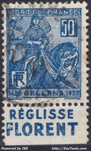 France 257 avec bandelette - france,