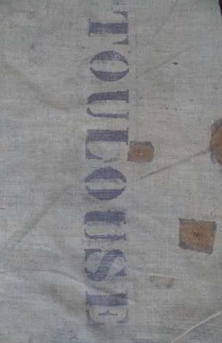 Ancien sac toile jute - sac,