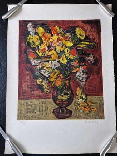 Isis kischka lithographie - lithographie, en