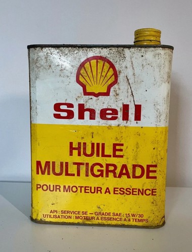 Bidon huile shell - shell, vintage