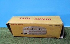 Dinky-toys boite vide  d'origine, caravane ref - 811