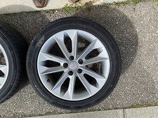 4 Jantes Seat Ibiza FR Avec Pneus en état- 215/45/R16 90V Continental