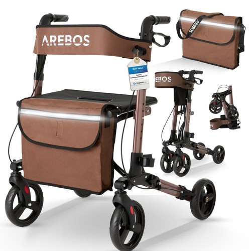 Arebos déambulateur pliable - arebos,