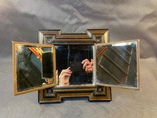 Ancien miroir trytique dans