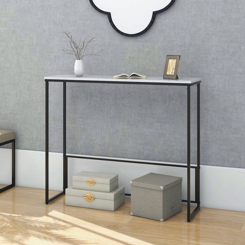 Sleek console table marble - w/,