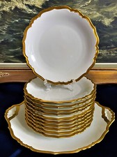 Service a dessert porcelaine