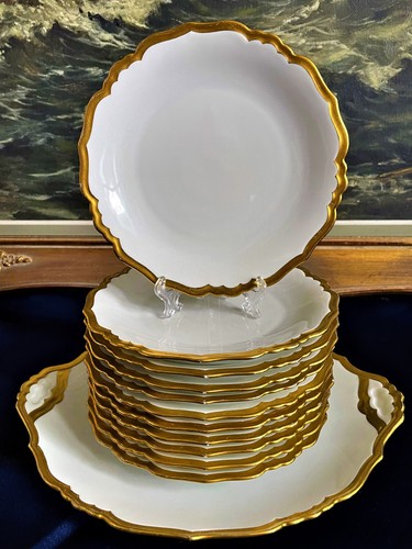 Service dessert porcelaine - a,