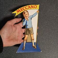 MECCANO  carton publicitaire ORIGINAL pour vitrine de magasin n° 1