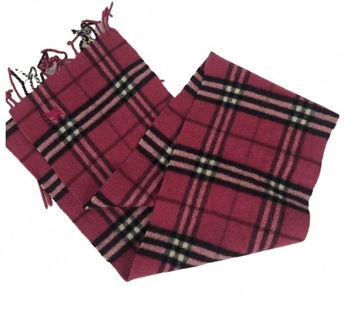 écharpe burberry rose - rose, tartan