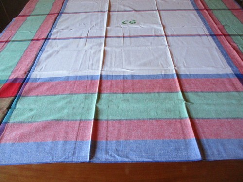 Nappe 283 coton carreaux - coton,
