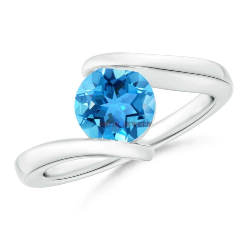 Naturel bleu gemme topaze - naturel,