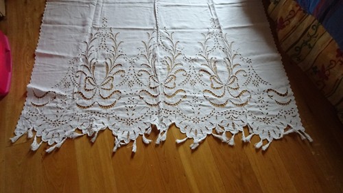 Magnifique rideau époque 1900 - magnifique,