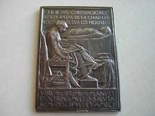 Plaque Bronze - Médecine -