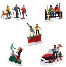Lemax Skyfahrer Paysage D'Hiver Neige Accessoires Figurines Divers Modèles