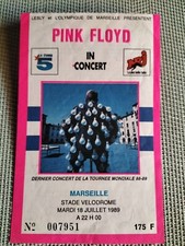 billet de concert collector PINK FLOYD