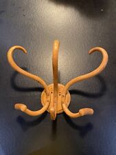 Porte Manteau/Chapeau Mural Ancien Bois Courbe Authentique BAUMANN Estampillé