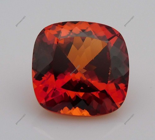 Saphir orange naturel - 11,10, ct