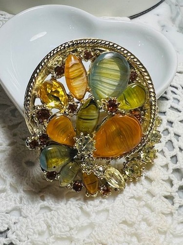 Exquisite broche pierres - exquisite,