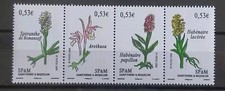 TIMBRES SAINT PIERRE ET MIQUELON N° 871/874 FLORE FLEURS ORCHIDÉES 2006 NEUF**