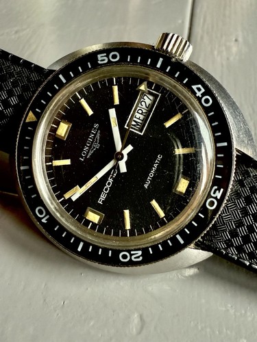 Longines record vintage diver - longines,