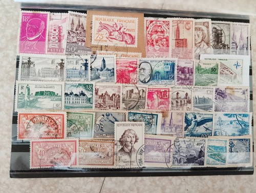 Lot timbres français 1ère - français,