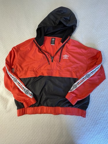 Umbro red black colorblock - red,