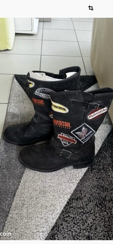 Bottes moto harley davidson - bottes,