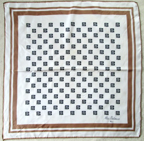 Superbe foulard miss balmain - miss,