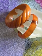 Bracelet torsadé Bakélite et