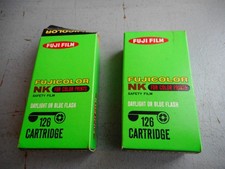 pellicules photo Fujifilm Fujicolor nk  lot de 2  périmées 1973 neuf en boite