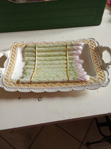 Plat asperge barbotine - un,