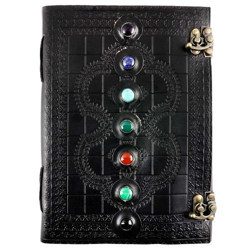 Cahier cuir grand - en, de