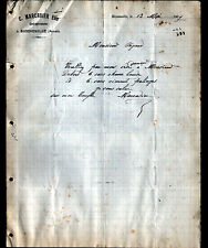 BIZENEUILLE (03) MATERIAUX de CONSTRUCTION "C. MARCADIER" en 1907