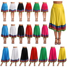 Women Flamenco Skirts Colorful