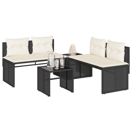 Salon jardin avec coussins - salon,