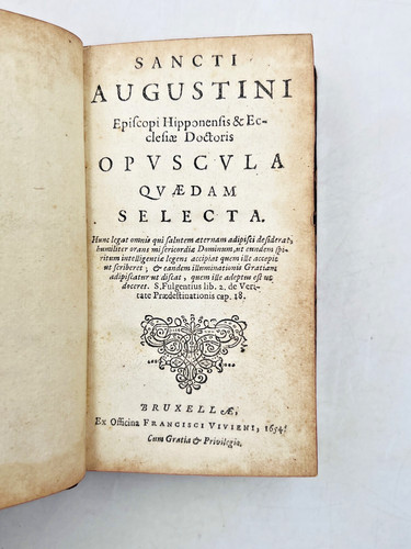 Augustinus opuscula - augustinus, –