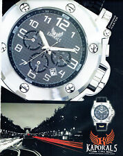 Publicité Advertising 078  2008    montre chrono  Kaporal 5
