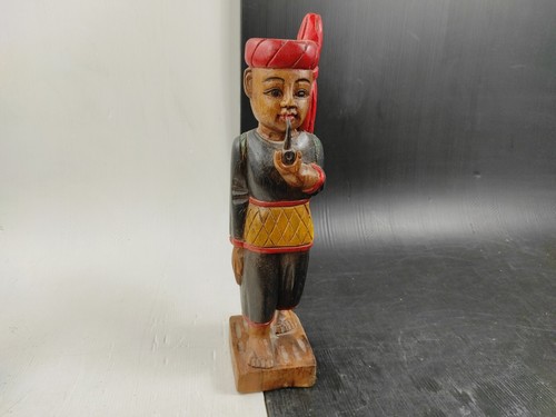 Statuette bois sculpté - bois,