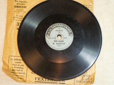 RARE PETIT Disque 78t ancien