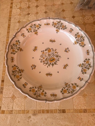 Grand plat faïence - grand,
