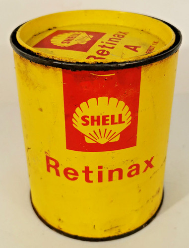 Ancien pot graisse shell - ancien,